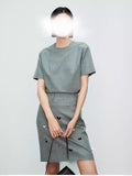 The New Short-Sleeved Shopkeeper Recommends The Quiet Luxury Craft Hand-Studded Romantic Flower Half-Dress Suit
