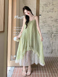 Mori's New Romantic And Unique Beautiful Dresses Of The Wizard Of Oz Vacation Leasantlace Suspension Dresses