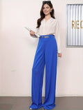 Women's New Bursts Of Pure Color Hanging Fashion Wide Leg Pants Straight Pants Suit Pants Trousers Trousers Women