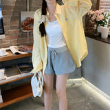 Dili Leisure Resort Style High-Grade Solid-Sleeved Women's Shirt Women's Clothing 2025 Autumn And Winter