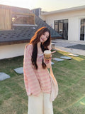 Relaxing Feeling Striped Long-Sleeved T-Shirt For Women 2026 Spring New Loose Lazy Chic Chic Tops