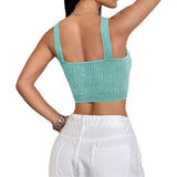 Dili Y2k Sports Babes Sling T-Shirt Vest Women's Clothing 2025 Spring And Summer
