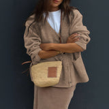 Dili Casual Simple Long-Sleeved High-End Coat Sweater Women's 2025 Autumn And Winter