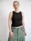 2025 Summer New Y2K Hottie Bare Sleeveless Vest Thread Inside The Inside Wear Bm Top