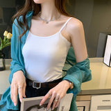 Breast-Shaking Cotton Small Sling Belt Women With 2025 New Shading Milk Anti-Light Outside The Bottom Of The Hottie Repair Vest