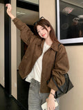 Maillard Short Velvet Jacket Women's Spring And Autumn Dress Retro Lazy Chic And Cool And Fur Jacket Jacket