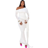 Women's Clothing 2025 New Sleeves Wrapped Breast Sexy Dress Body Mesh Dress Large Dress