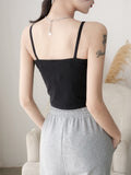 Pure Cotton Sling Vest Women's Summer 2025 New Inside And Outside Wearing A Short Boobs And Umbilish Buns
