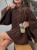 Dili Casual Holiday Wool Long-Sleeved Coat Sweater Women's Clothing 2025 Autumn And Winter