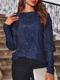 2025 New Commute Wind Loose Long-Sleeved Sleeves Round-T-Shirt T-Shirt T-Shirt Girl