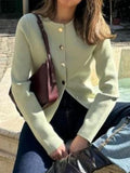Dili Casual Simple Long-Sleeved Button Bottom Shirt Weaving Women's Clothing 2025 Autumn And Winter