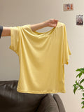 Pure Desire Unique High-End Chic Short-Sleeved T-Shirt 2026 Summer New Super Fire Age Loose Thin Top