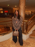 Spring And Autumn Retro Gentle Lazy Style Waist Button Long-Sleeved Shirt 2025 New