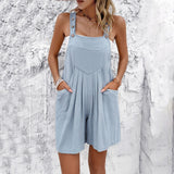Dili Women's Clothing 2025 Spring And Summer Leisure Temperament Solid Color Back With Short-Joint Pants