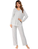 Women's Sets Of Long-Sleeved Trousers Home Pajamas Lace Spliced Home Clothes Pajamas Set