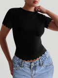 Dili Yoga Clothes Movement Solid Color Slim Slimming T-Shirt For Women 2025 Summer