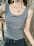 Korean U-Neck Lace Vest Female Bow Sling Summer New Sleeveless Beautiful Temperament Dress