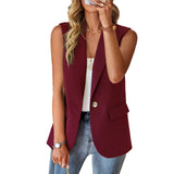 Dili Suit Jacket Woman 2025 Spring And Summer Loose Temperament Commute Sleeveless Suit Vest