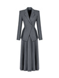 Fashion Temperament Royal Sister To Repair The Suit Half Dress Suit For Many Seasons Wearing A Windcoat Inside Southeast Asia