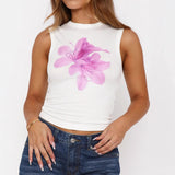 Dili Y2K Style Sexy Hot Babes Printed Vest Woman 2025 Spring And Summer