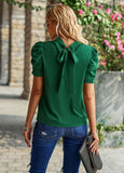 Dili Shirt Independent Research And Development Hot Selling Net Color Shirt 2025 Women's Round Collar Loose Top