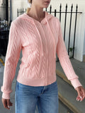 Dili Casual Wool Long-Sleeved Sweater Women's Clothing 2025 Autumn And Winter