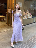 French Floral Short-Sleeved Dress Women 2026 Summer New Temperament To Show Thin Bubble Sleeve Tea Breaker Dress