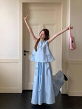 Gentle Style Casual Fashion Suit Women's Spring 2026 New Three-Dimensional Bow Sleeveless Top Dress Two-Piece