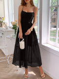 Dili Leisure Vacation Hanging Waist Girt Dress Women's Dresses Summer 2025