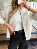 Dili Leisure Vacation Button Long Sleeve Coat Women's Winter 2025