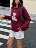 Dili Casual Vacation Wool Long-Sleeved Shirt Sweater Women's 2025 Autumn And Winter