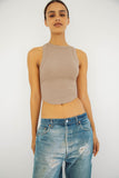 2025 Summer New Y2K Hottie Bare Sleeveless Vest Thread Inside The Inside Wear Bm Top