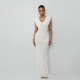 2025 Quash New Fashion Design Tight Body Slim Dress Temperament Sexy Bag Hip Dress