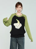Thick-Colored Hooded Sweater Jacket Women's New Loose Lazy Wind In The Knitted Sweater Tops In The Autumn And Winter Of 2026