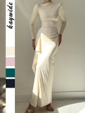 Didi Y2K Hot Girl Style Short-Sleeved Dress Dress Women's Clothing 2025 Autumn And Winter