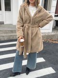 Dili Elegant Joint Hat Long-Sleeved Coat Women's Clothing 2025 Autumn And Winter