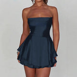 Dili Y2K Wind-Scressed Face-Witted Dress Women's Dress 2025 Summer Independent