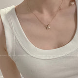 Threaded Sling Vest Women's Summer 2026 Spring And Autumn New Sleeveless Slimming Lascrewed Labskin Top