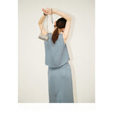 Picky Love To Return The Careful Shot Clear Goods Do Not Return Do Not Change Vest + Half Skirt