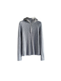 The Texture Of Lazy And Soft And Soft Andy Knitted Hoodie Autumn And Winter Atmosphere Set Sweater