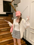Korean Pure-Style White Collar Long-Sleeved Shirt Women's Spring And Summer New Loose Fashion Casual Sun Protection Top
