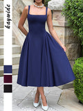 Dili French Temperament Elegant Sling With Joint Skirt Women's Dress 2025 Summer