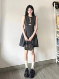 Blancheon Knot Sleeveless Dress Dress Female Waist Thin Temperament Design Sense Niche Sexy Short Skirt Summer