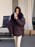 Thick Cotton Clothes Women's Long Sleeves Removable Woolen Tie With Pocket Coat Women's Cotton Suit 2026