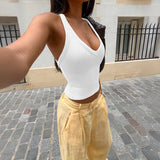 Dili Y2K Hottie Sexy Sling Sling Vest T-Shirt Women's 2026 Summer