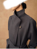 Long Coat Royce Lake Two Wearing TR Twill Collar Collar With Long Wind Coat
