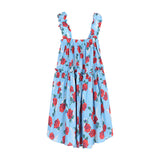 Sanya Vacation Wood Ear Crumbs Hanging Dress Women Loose Thin Age Boar Doll Skirt Beach Skirt