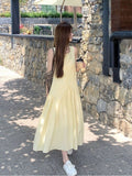 French Small Sleeveless Sleeveless Dress Women's Summer 2026 New Loose Waist Thin Seaside Holiday Dress