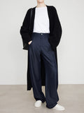 Multi-Season Can Wear A Long-Smelling Imitation Of The Cowboy Banana Pants Women's New Tibetan Cyan Pants Length Anti-Owl Display Thin Slebok Pants