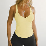 Dili 2025 Summer Y2K Sexy Knitted Thread Sling Vest Women's Clothing